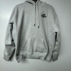 100 Thieves Hoodie Mens Large Gray Pullover Heavyweight Sweater